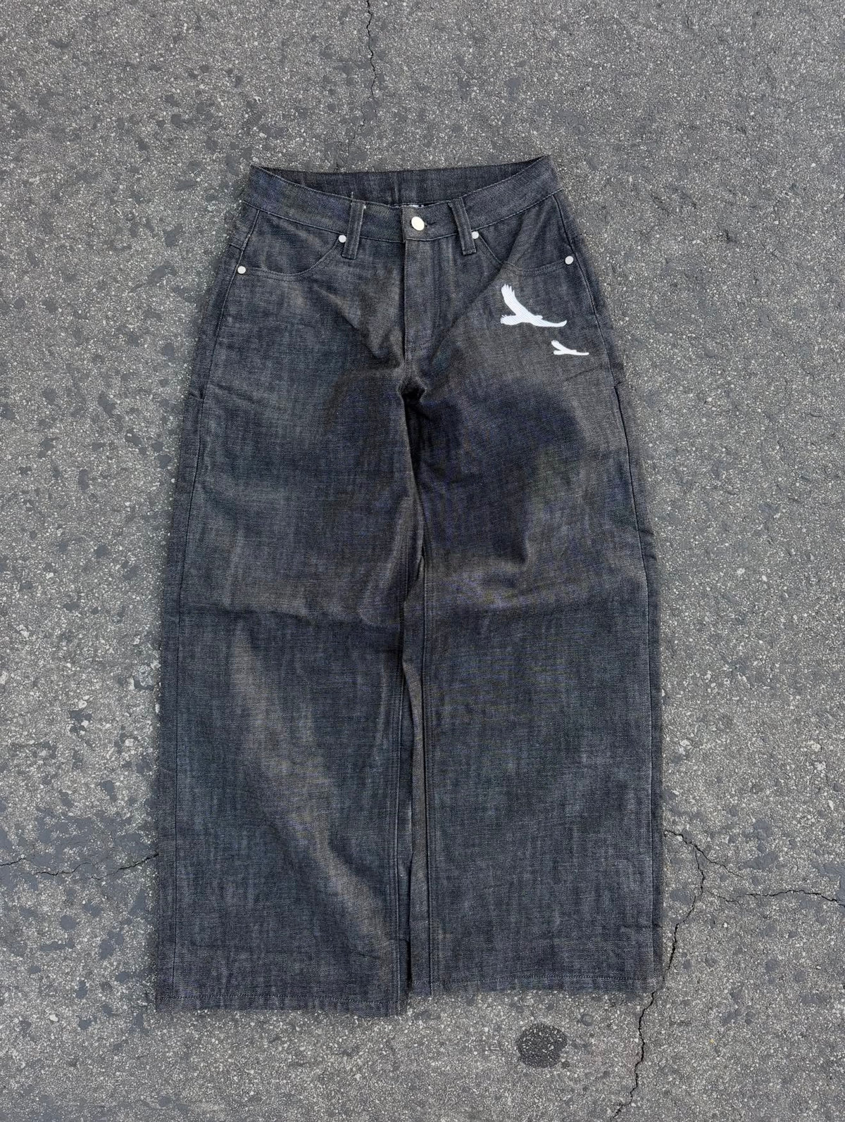 (PREORDER) “SOAR” 15 OZ CHARCOAL DENIM
