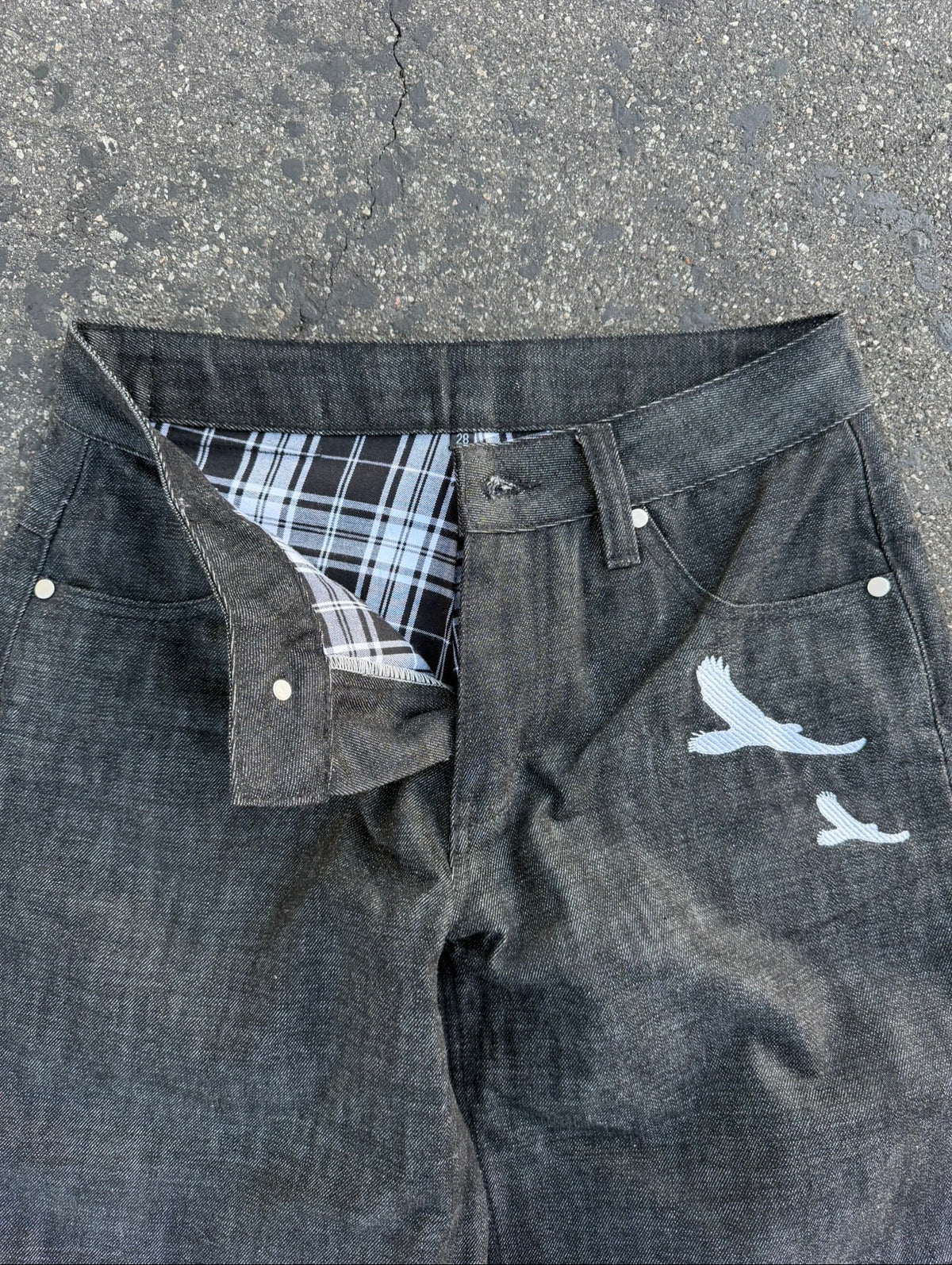 (PREORDER) “SOAR” 15 OZ CHARCOAL DENIM